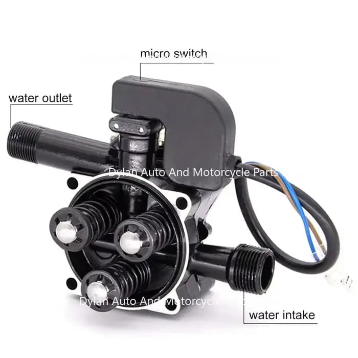 2500W 2900PSI haute pression auto-amorçante diaphragme pompe à eau laveuse Machine de nettoyage