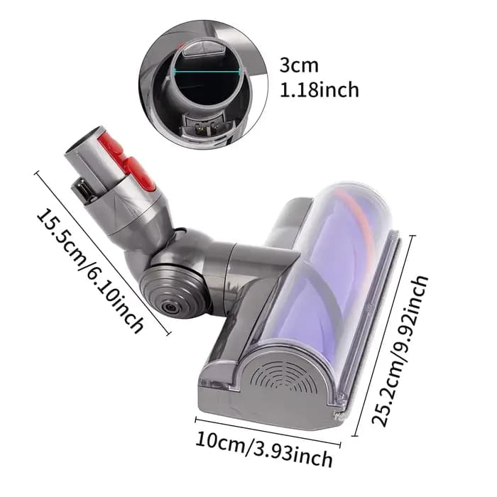 Tête de brosse pour aspirateur Dyson V7 V8 V10 V11 V15