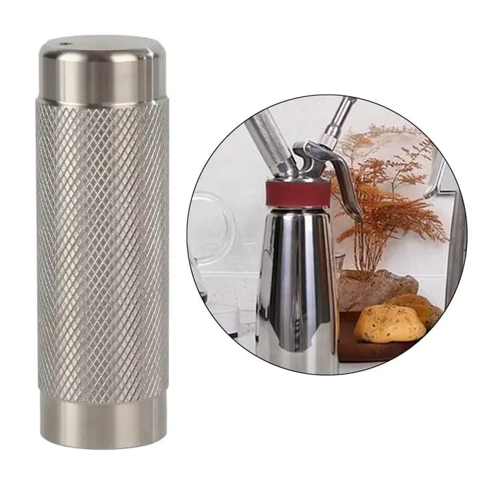 Support de chargeur pour distributeur de crème fouettée, accessoire de tête de fouet, acier inoxydable, support de fouets à crème durable