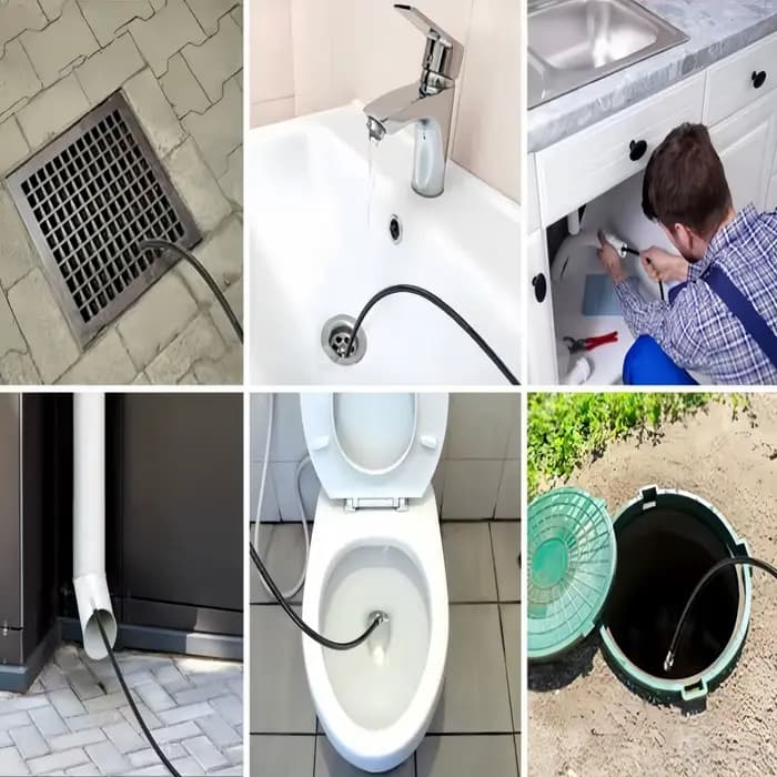 2 - 40m Nettoyeur haute pression tuyau d'égout nettoyage de drain