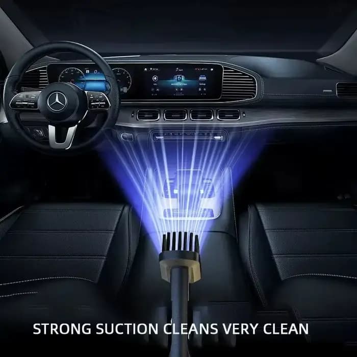Aspirateur de voiture portable sans fil, rechargeable par USB, aspirateur à main puissant pour voiture, maison, bureau, nettoyage des poils d'animaux