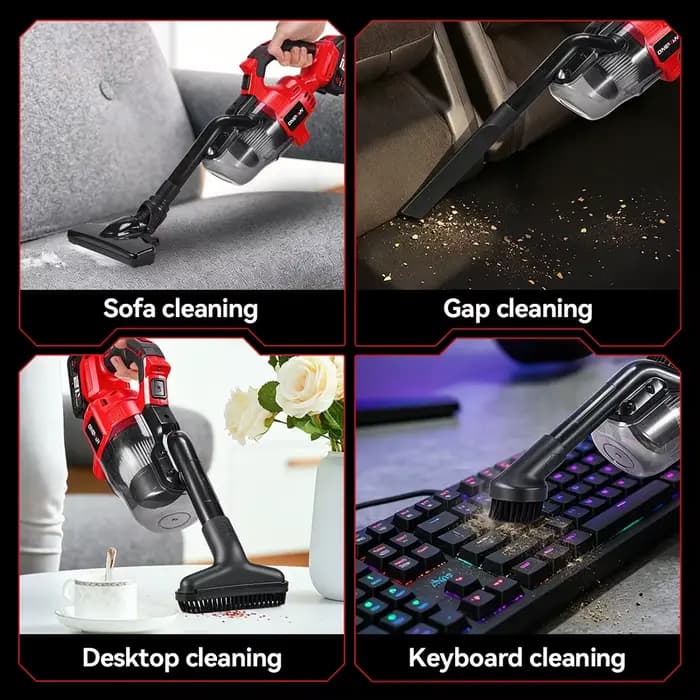 ONEVAN aspirateur électrique 16000PA 6in1 sans fil professionnel