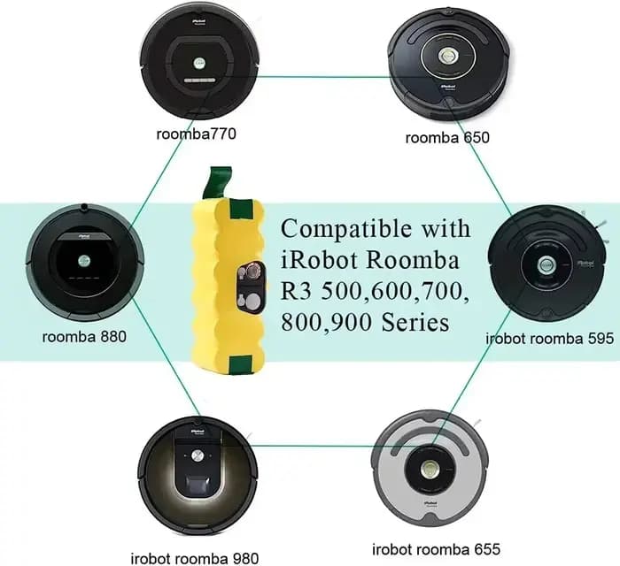 Pour iRobot Roomba batterie