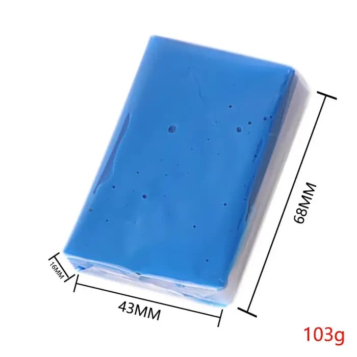 100g Barre d'argile volcanique pour voiture - Argile de nettoyage spécifique pour l'automobile