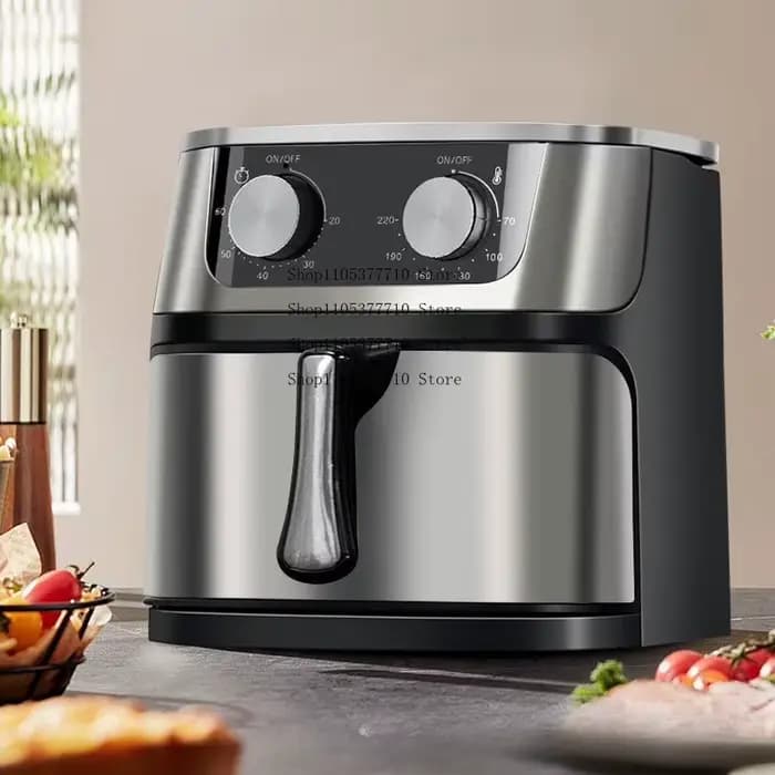 Nouvelle friteuse à air pour usage domestique, pas besoin de retourner les aliments, grande capacité, machine de cuisson électrique à air.
