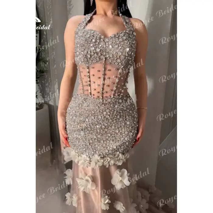 Magnifiques robes de bal sirène 2026 avec corset et fleurs, robe de soirée, robe d'anniversaire, robes de fête élégantes, personnalisées