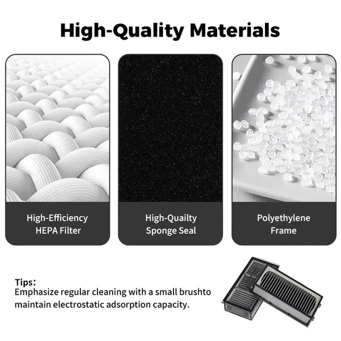 Filtres HEPA pour aspirateur robot Dreame X50 Ultra X50 Master L50 Pro
