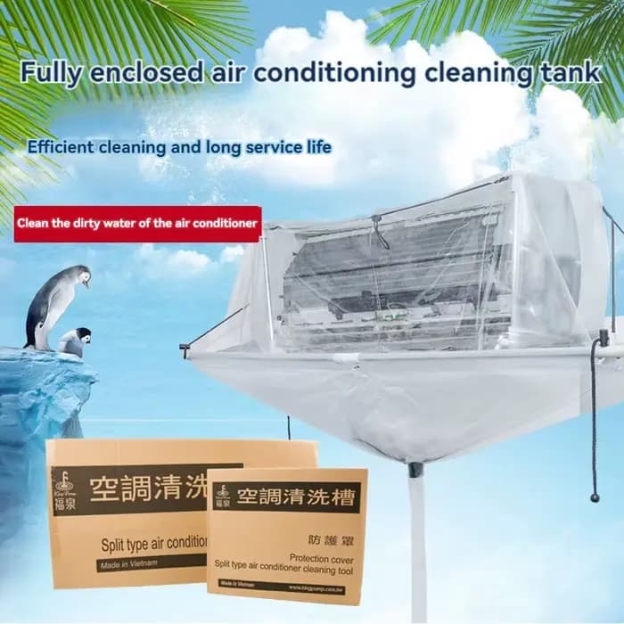 Outil de nettoyage de climatiseur de Type fendu