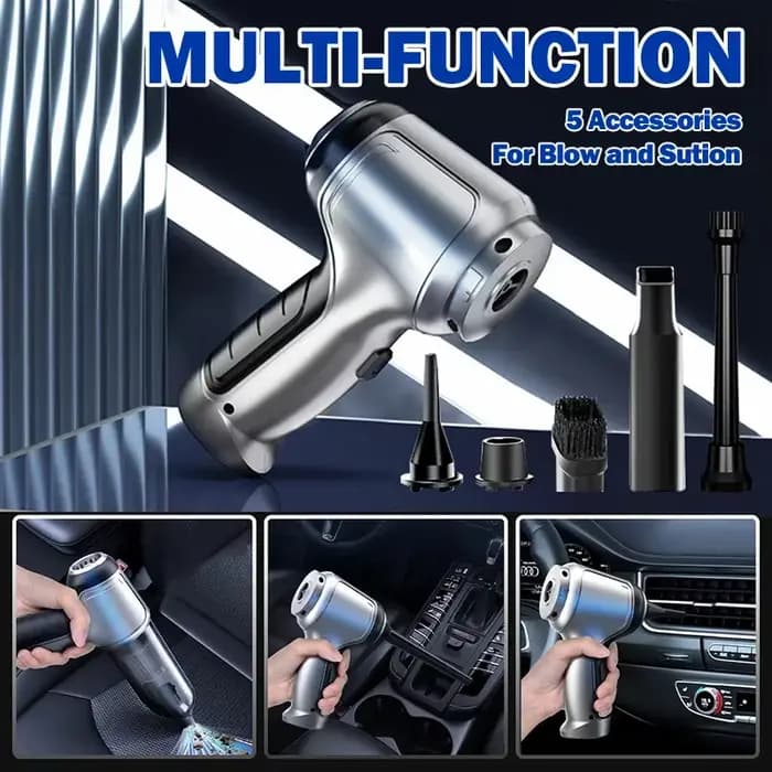 Aspirateur de voiture sans fil portatif avec une puissance d'aspiration de 95000PA