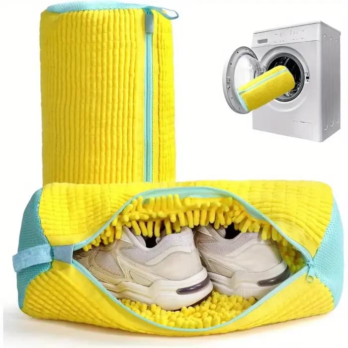Sac de lavage pour chaussures : Sac de nettoyage réutilisable pour machine à laver les baskets