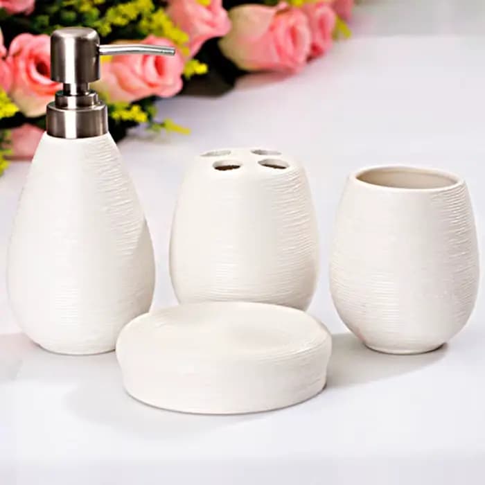 HOCeramic-Ensemble de bouteilles distributrices de shampoing