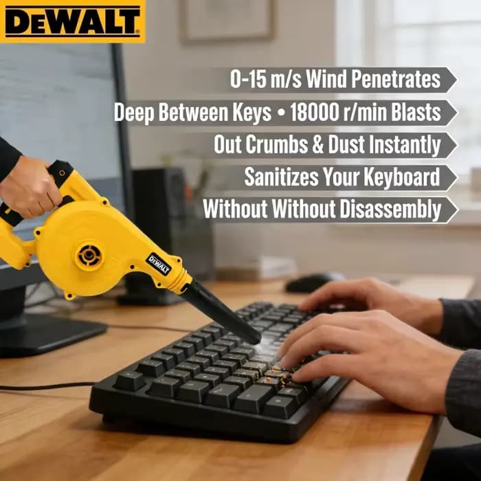 Souffleur et aspirateur sans fil Dewalt 2-en-1 : Outil électrique portable pour batteries