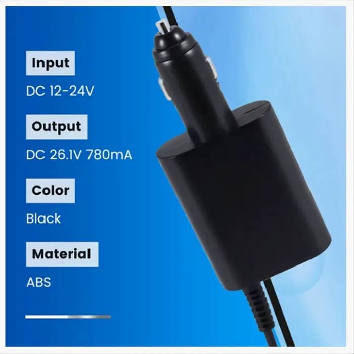 A006 26.1V 0.78A DC chargeur de voiture adaptateur secteur pour Dyson: V6 V7 V8 DC58 DC59 SV03 SV04 SV05 SV06 nouvel aspirateur
