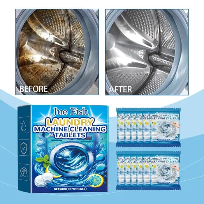 Comprimés effervescents pour nettoyage de Machine à laver
