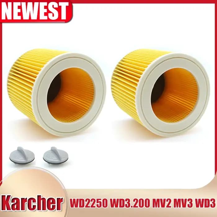 Filtre HEPA pour cartouche Karcher WD2250 WD3.200 MV2 MV3 WD3