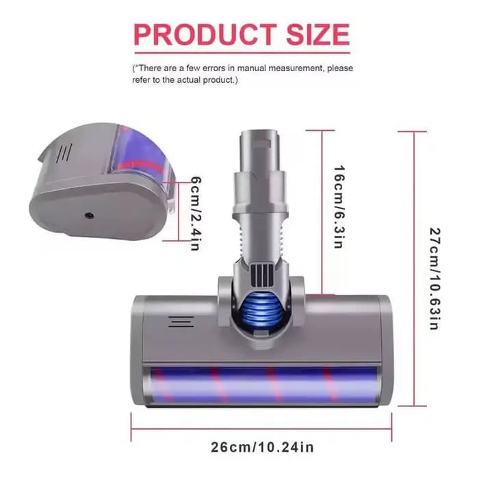 Outil de tête de brosse de sol pour aspirateur Dyson V6 DC58 DC59 DC61 DC62