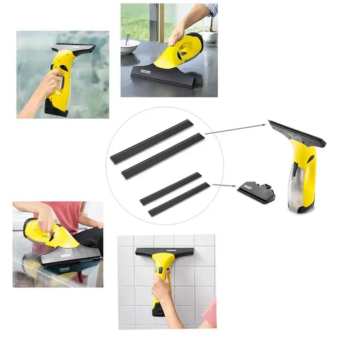 Raclette en caoutchouc pour aspirateur de vitres Karcher WV50 WV2