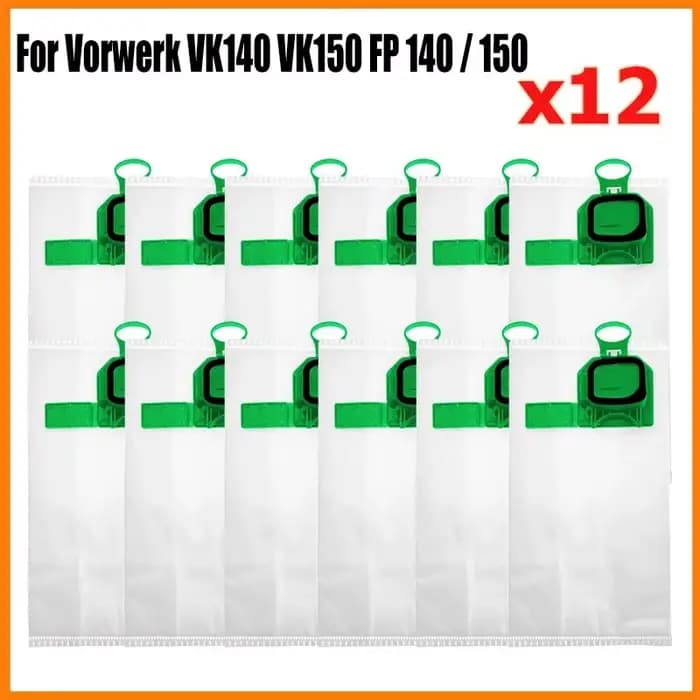 Kit de remplacement de sac à poussière pour aspirateur Vorwerk VK140 VK150 FP 140/150