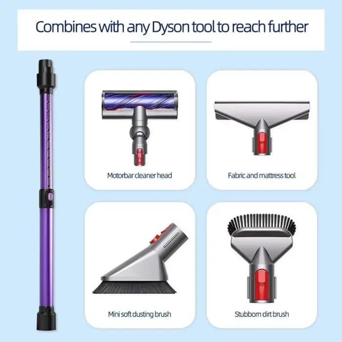 Tige d'extension pour aspirateur Dyson V15 V7 V8 V10 V11