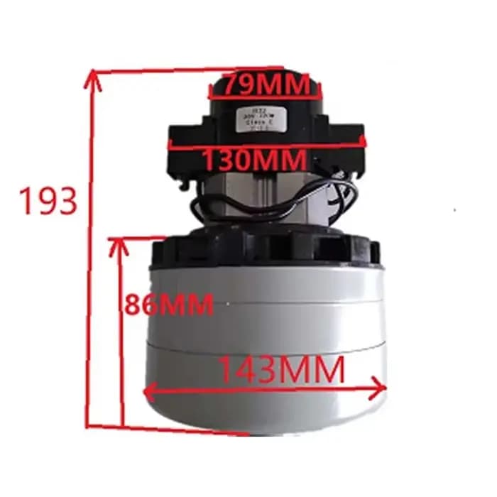 Moteur d'aspirateur universel 220V /24V/36V/48V 1200W /600W/400W