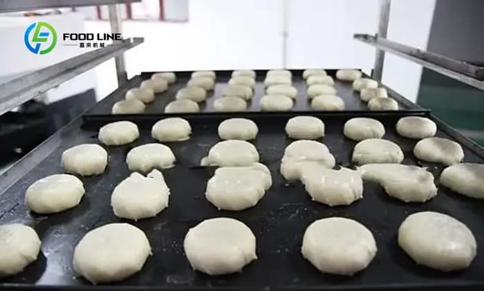 Ligne de production de hamburgers personnalisée FOODLINE / Machine à hamburgers / Diviseuse-rondeuse automatique de pâte