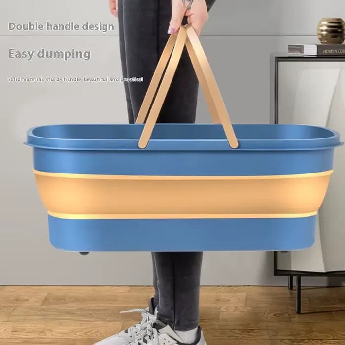 Seau de vadrouille pliable