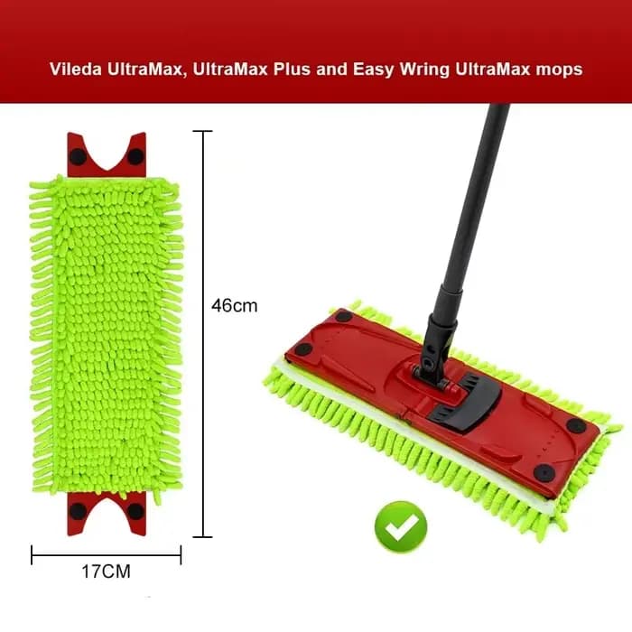 Tampons de vadrouille en microcarence pour Vileda UltraMax