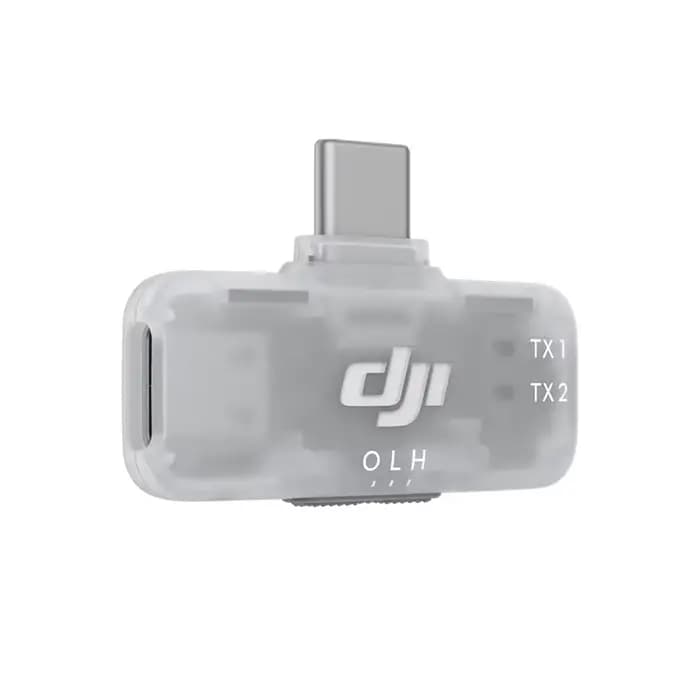 Récepteur mobile de la série DJI Mic prenant en charge les connexions mixtes Mic Mini, Mic 2 et Mic 3. Accessoires d'origine en stock.