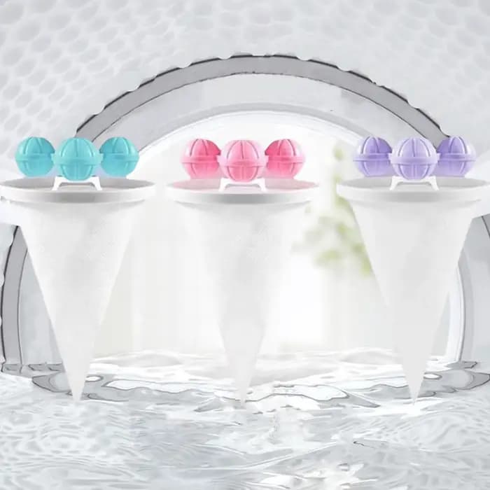 3 pièces/ensemble Machine à laver épilation filtre sac efficace filtrage maille cheveux charpie receveur flottant