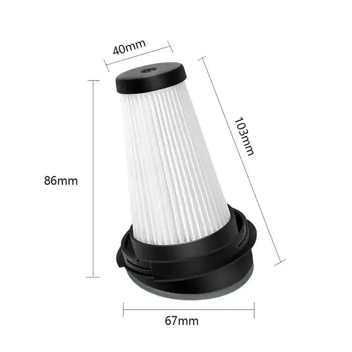 Filtre HEPA pour aspirateur à main et sans fil Grundig VCH9829 VCH9832 VCH9630 VCH9631 VCH9632 VCH9629 2 en 1