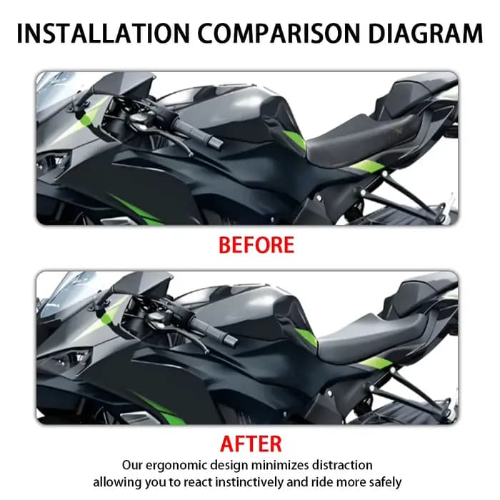 Accessoires pour motos ZX 6R 636, coussin de selle solo avant pour Kawasaki ZX6R ZX636 ZX-6R 2019 - 2025 2024