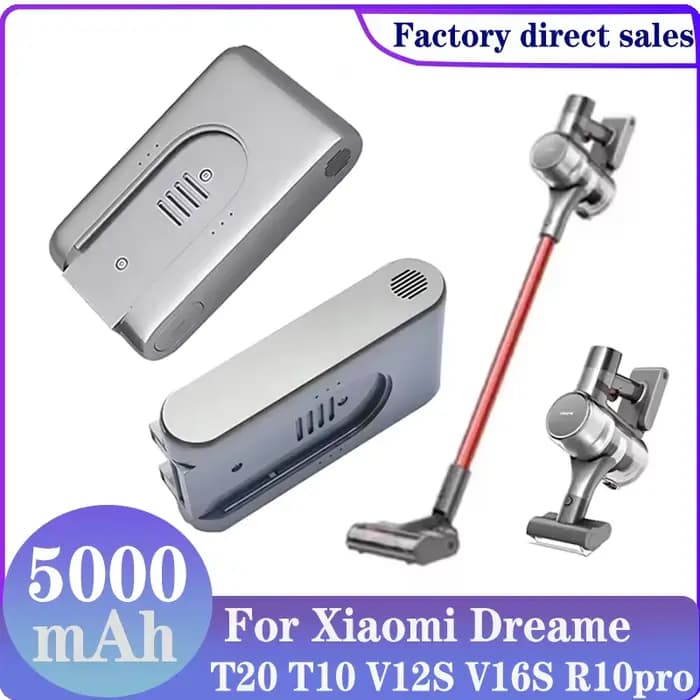 BON 25.2V 5000mAh T10 T20 V12S V16S R10pro batterie d'aspirateur pour Xiaomi Dreame aspirateur