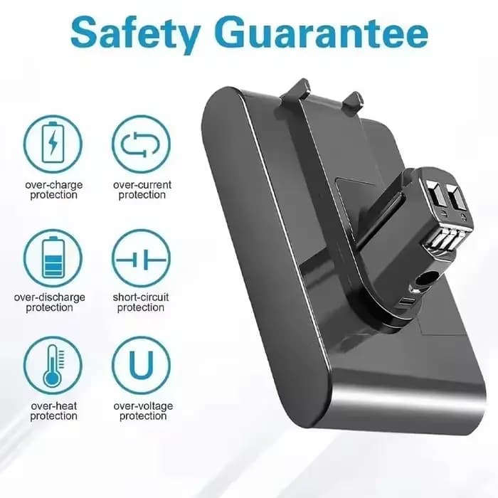 Nouvelle batterie Li-ion pour aspirateur (Type A) 22.2V 28000mAh pour Dyson DC35, DC45 DC31, DC34, DC44, DC31 Animal, DC35 Animal, 917083 -01