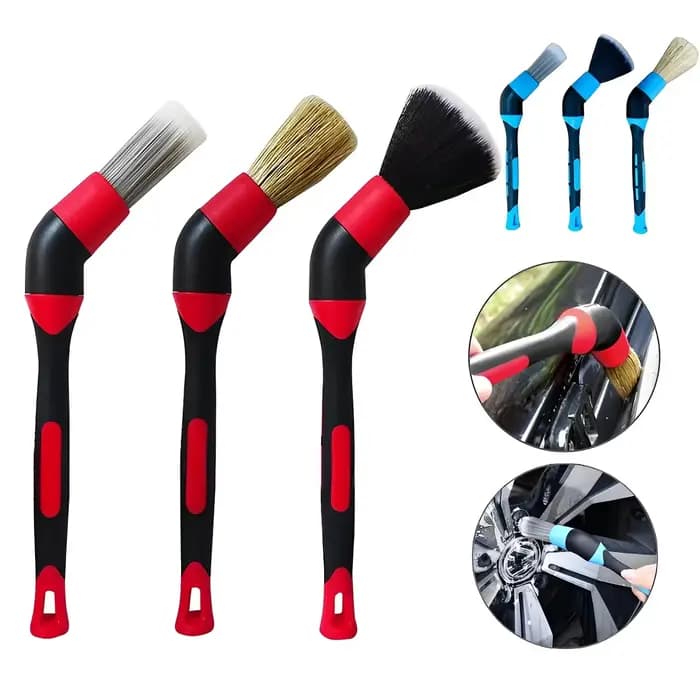 Ensemble de brosses de nettoyage de détails de voiture professionnelles