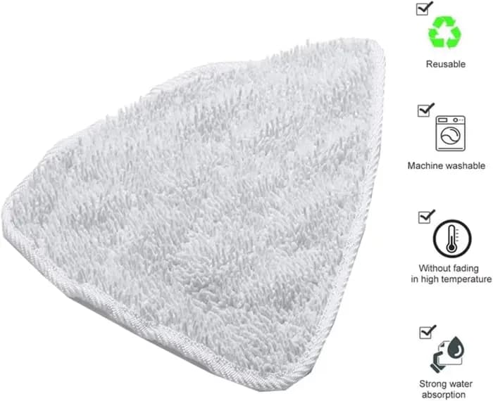 Vileda-Serpillière à Vapeur en Microcarence Lavable et Réutilisable