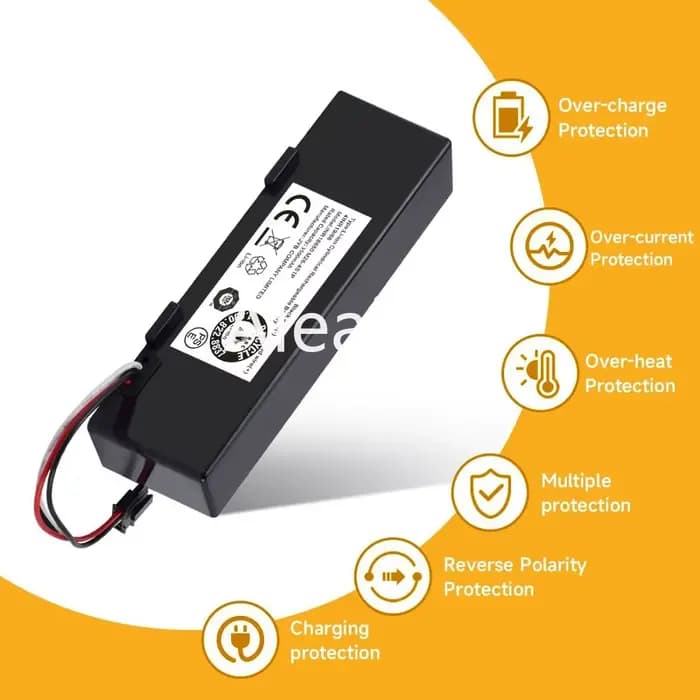 STYTJ02YM batterie 14.8V 12800mAh pour aspirateur Xiaomi Mijia LDS, Mi Robot aspirateur-vadrouille P, Mi Robot aspirateur-vadrouille 2S/Haier JX37