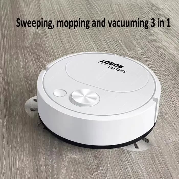 Nouveau Robot de balayage USB aspirateur vadrouille 3 en 1 intelligent sans fil 1500Pa traînant nettoyage balayage sol pour le bureau à domicile