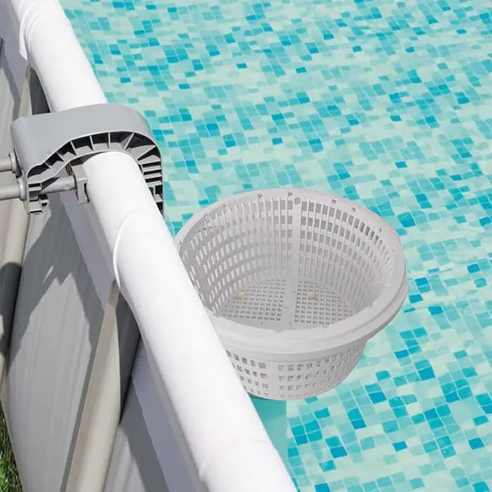 Panier de skimmer de piscine, panier de remplacement pour skimmer de piscine, pour éliminer feuilles, herbe, cheveux, boue, accessoires de piscine