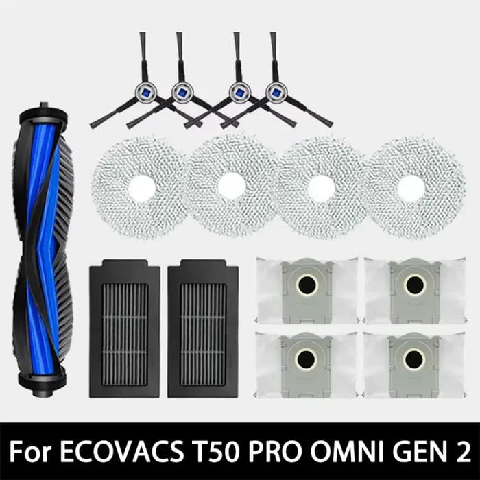 Pièces détachées pour robot aspirateur ECOVACS T50 PRO OMNI GEN 2 : brosses latérales principales