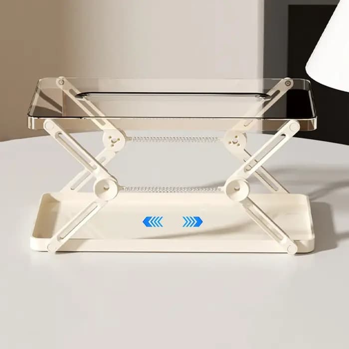 Accessoire domestique pratique : boîte à mouchoirs haute et à ressort pour un usage sur bureau