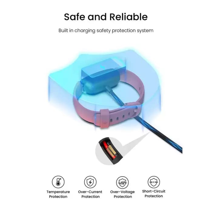 Chargeur pour Fitbit Zan3/Inspire 2 Fitness Tracker, câble de charge de remplacement, accessoire de rette