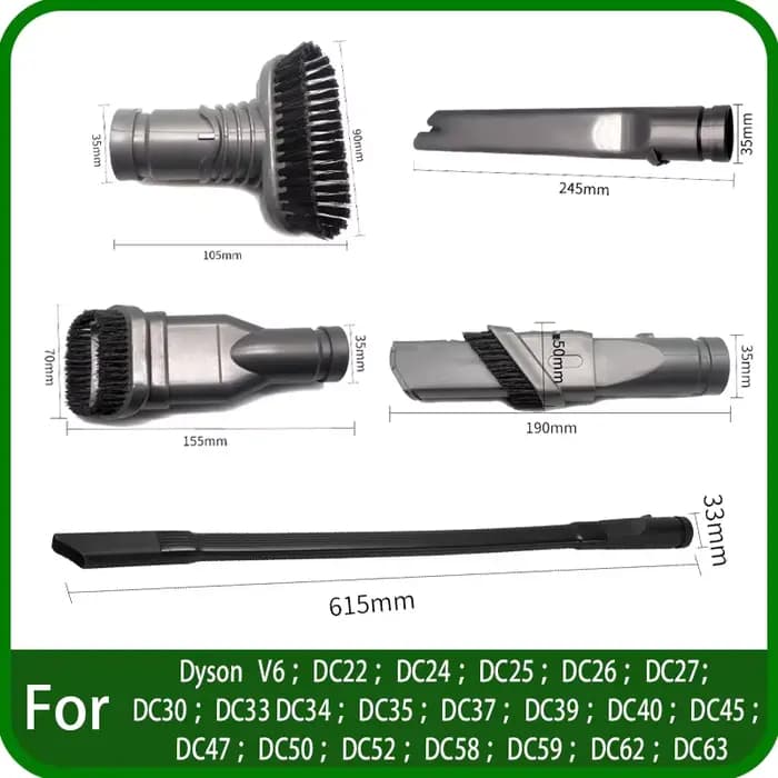 Brosse Buse Dépoussiérant Outil d'Escalier Pour Dyson V6 DC22 DC24 DC25 DC26 DC27 DC30 DC33 DC34 DC35 DC37 DC39 DC40