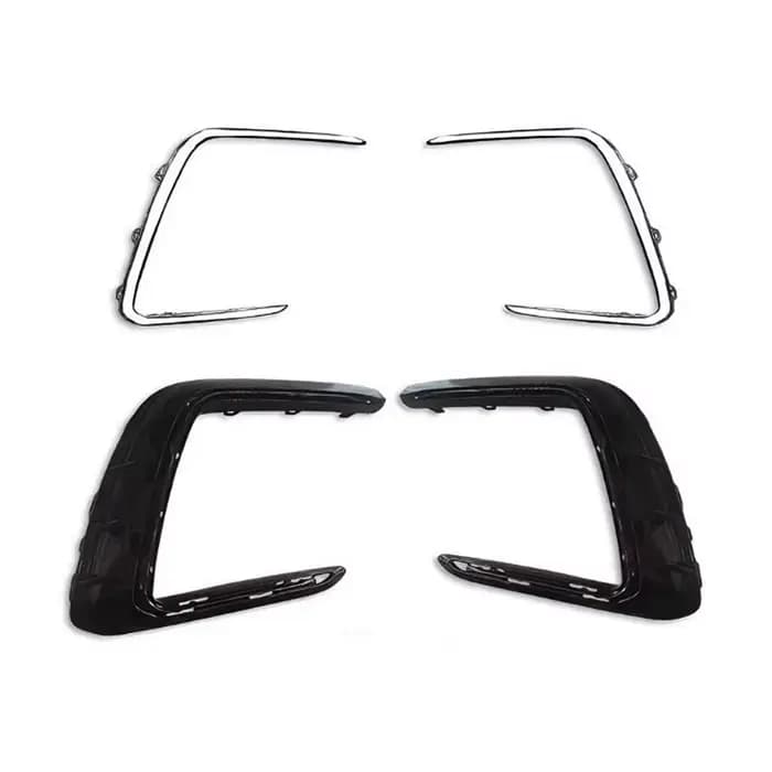 Calandre de phare antibrouillard pour pare-choc avant Tiguan r-line R Line 2022 – 2024, bande de garniture chromée, accessoires de voiture