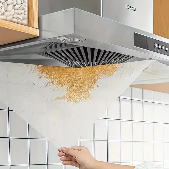 12 pièces de filtres à papier non-tissé jetables pour hotte de cuisine
