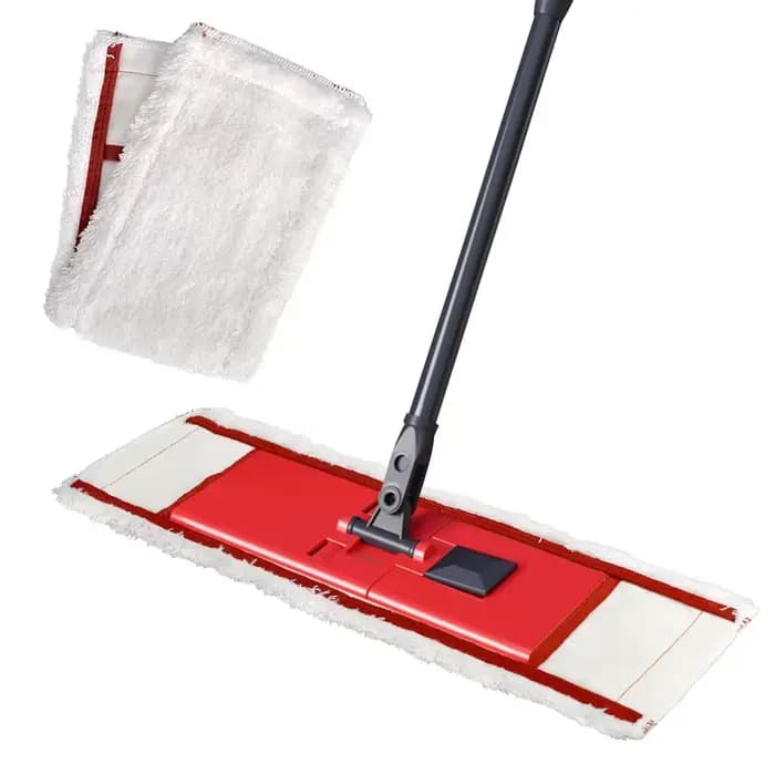 Vileda-Serpillière plate en microcarence lavable et réutilisable
