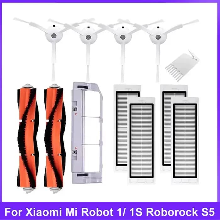 Brosse latérale principale pour aspirateur Xiaomi Mi Robot 1/ 1S SDJQR01RR SDJQR02RR SDJQR03RR Roboeock E3