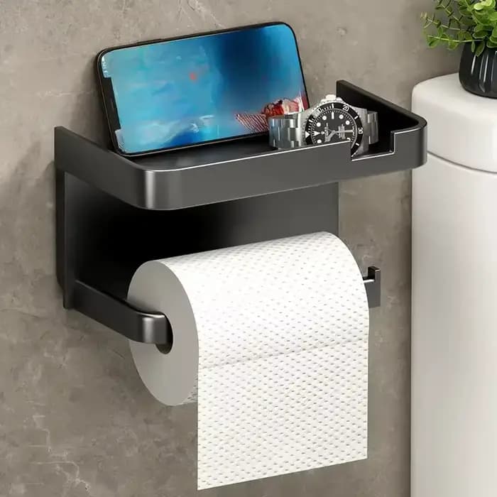 Porte-papier hygiénique facile à installer – Organisateur mural