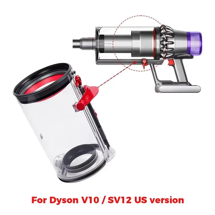Réservoir de poussière pour aspirateur Dyson V6 V7 V8 V11 V15 V10 V12Slim