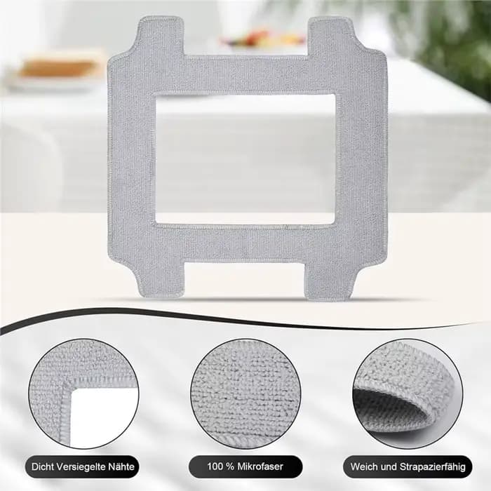 B64B-12 Pack Machine à laver chiffons de nettoyage en microfibre pour Ecovacs Winbot W2S/W2S Omni fenêtre Robot accessoires ling