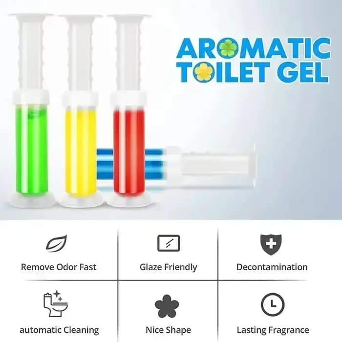Nettoyant pour toilettes avec anciers de gel